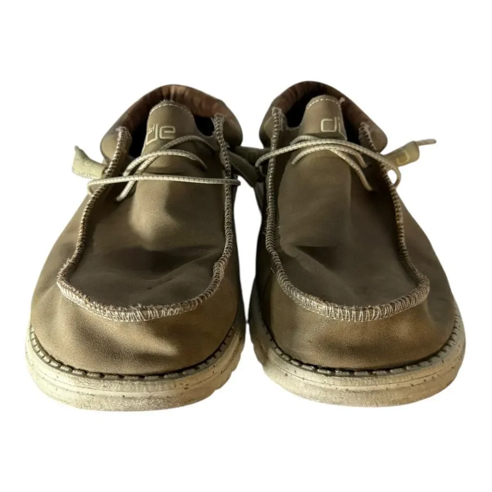 Hey Dude Wally Nut Casual Slip On Shoes Men's Size 13 Brown